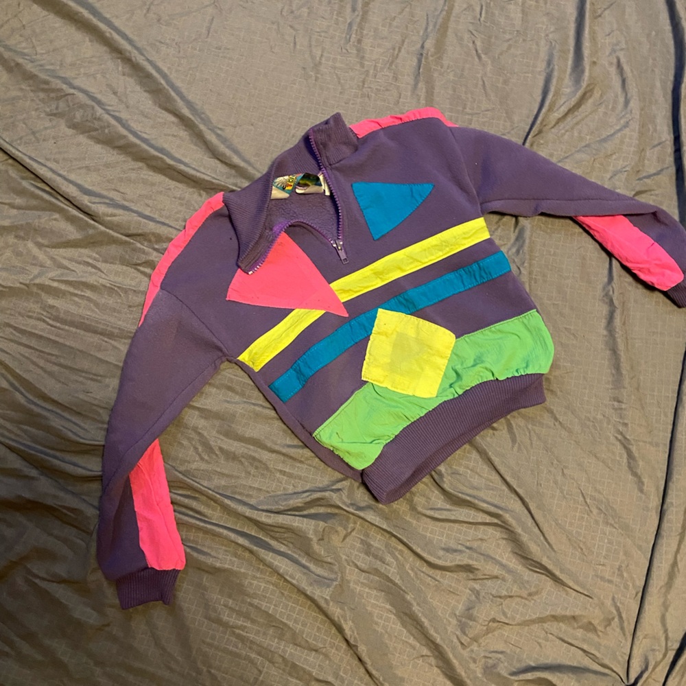 Vintage kids, 90’s half zip!